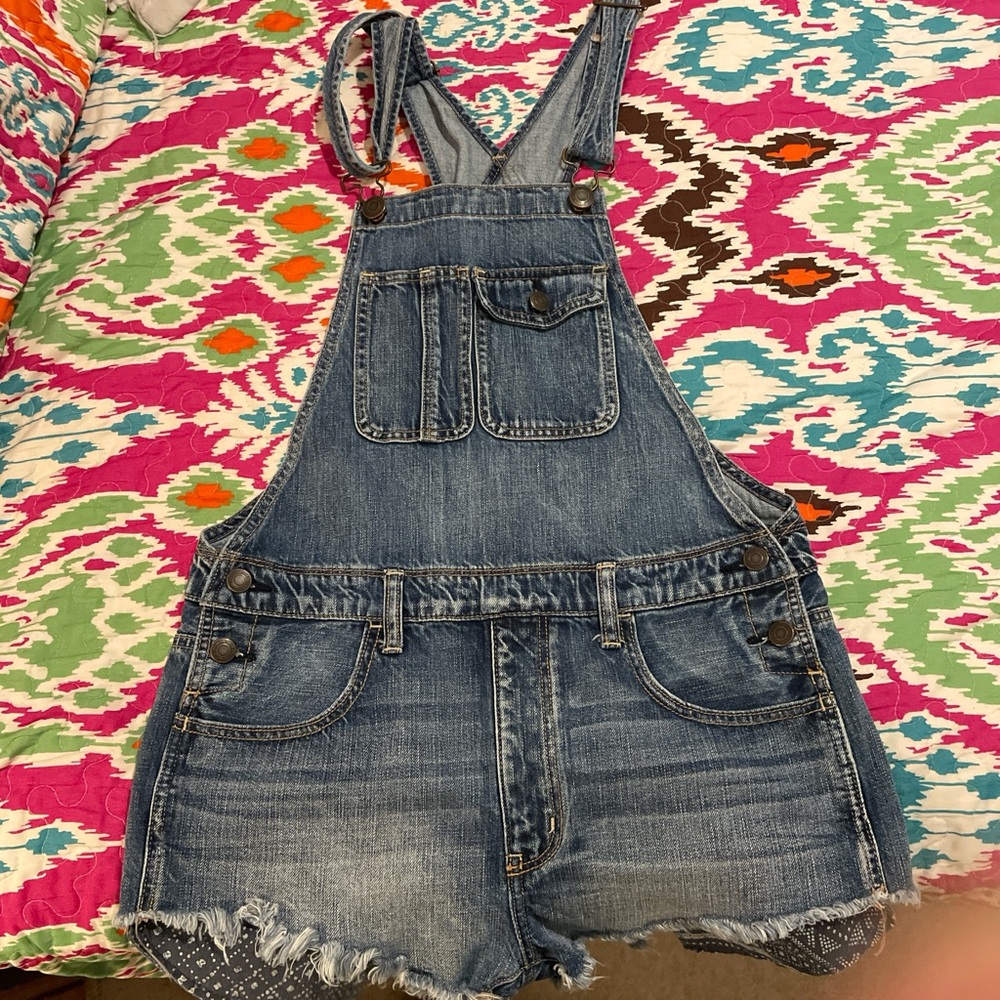 American Eagle Outfitters Blue Denim Kids Overalls